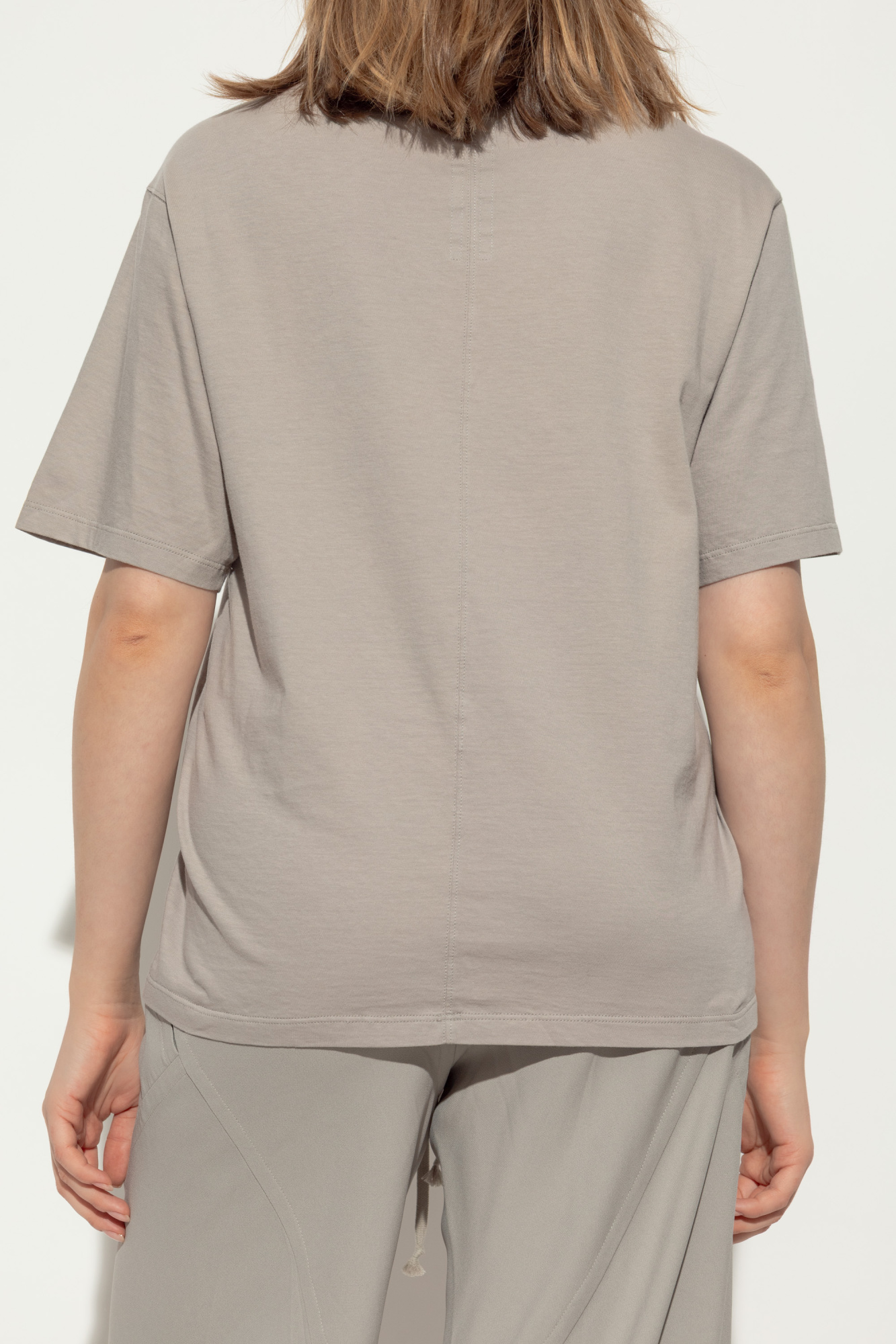 Grey Crew neck T-shirt Rick Owens - Vitkac AS